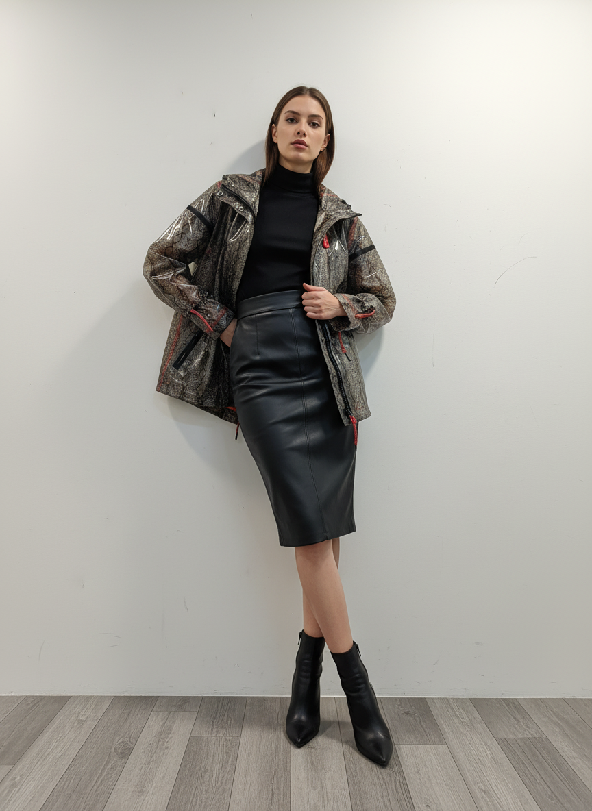 Impermeable estampado