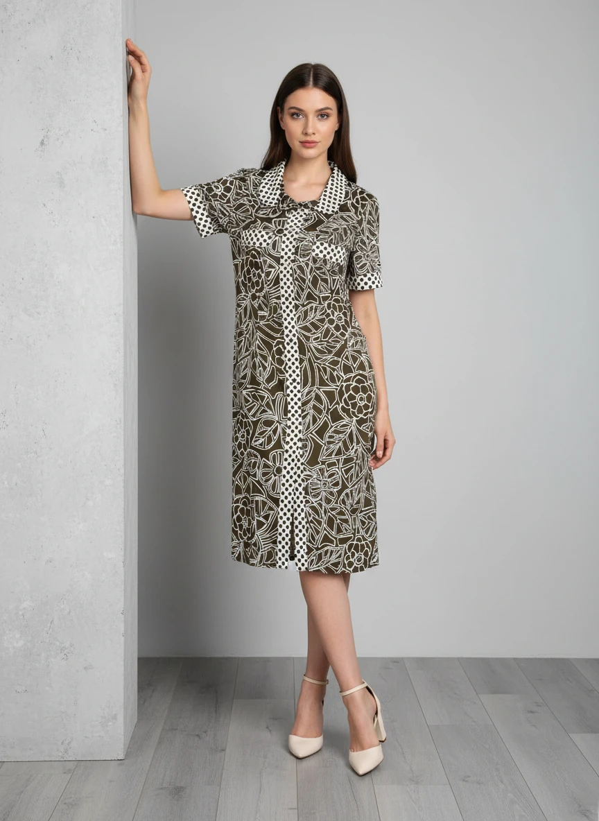 Vestido Vintage Estampado
